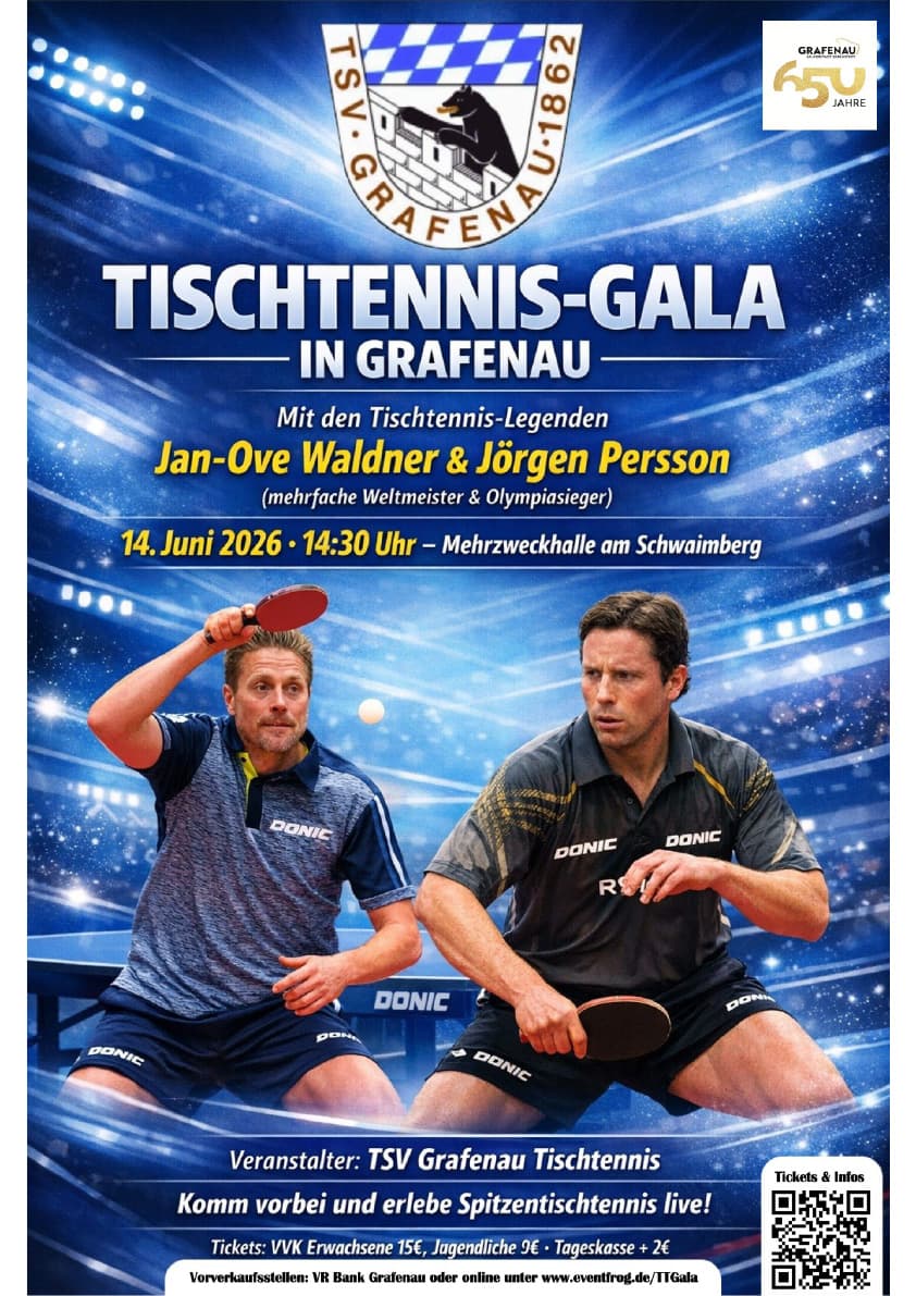 Tischtennis Gala in Grafenau